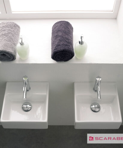 ΝΙΠΤΗΡΑΣ TEOREMA/30R 30x30 (1 οπή) SCARABEO WHITE