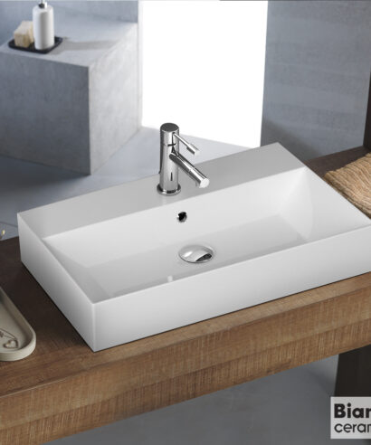 ΝΙΠΤΗΡΑΣ TETRA N 70x42 (1 οπή) BIANCO CERAMICA WHITE