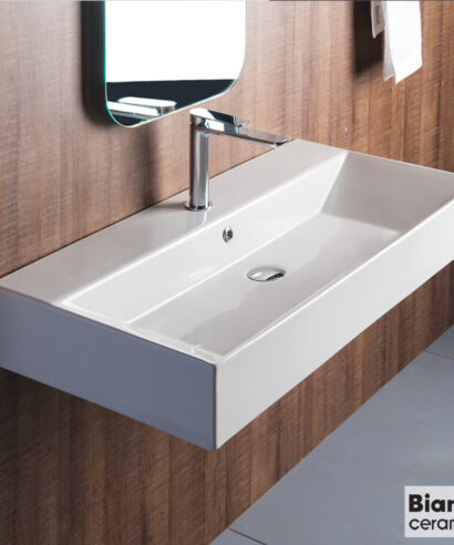 ΝΙΠΤΗΡΑΣ TETRA N 90x42 (1 οπή) BIANCO CERAMICA WHITE