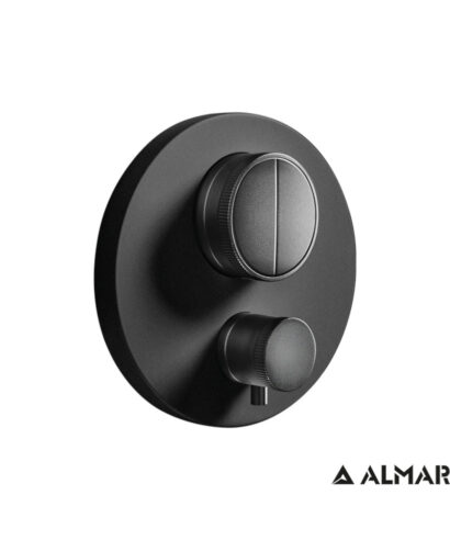 ΘΕΡΜΟΣΤ.ΜΙΚΤΗΣ 2 ΕΞΟΔ."PUSH" ALMAR BLACK MATT