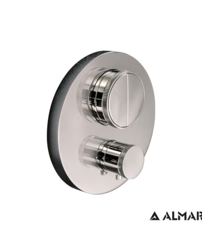 ΘΕΡΜΟΣΤΑΤΙΚΟΣ ΜΙΚΤΗΣ 2 ΕΞΟΔ."PUSH" ALMAR INOX