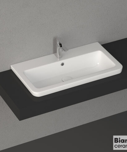 ΝΙΠΤΗΡΑΣ URBAN 80x35 (1 οπή) BIANCO CERAMICA WHITE