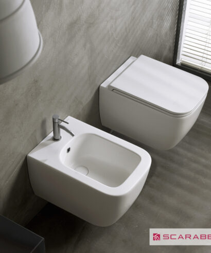 ΚΟΜΠΛΕΚΡΕΜ.ΛΕΚ+ΚΑΛ.ΑΠΟΣΠ.SLIM S/C TEOREMA/52 CLEAN-FLUSH SCARABEO PEARL (WHITE MATT)